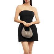 Pixie Crystal Mesh Bag - Champagne