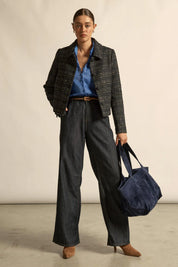 Plume Jacket- Midnight Check