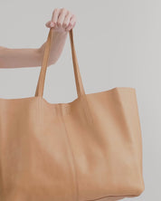 Unlined Leather Tote