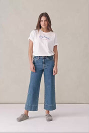 Wide Leg Crop Jean