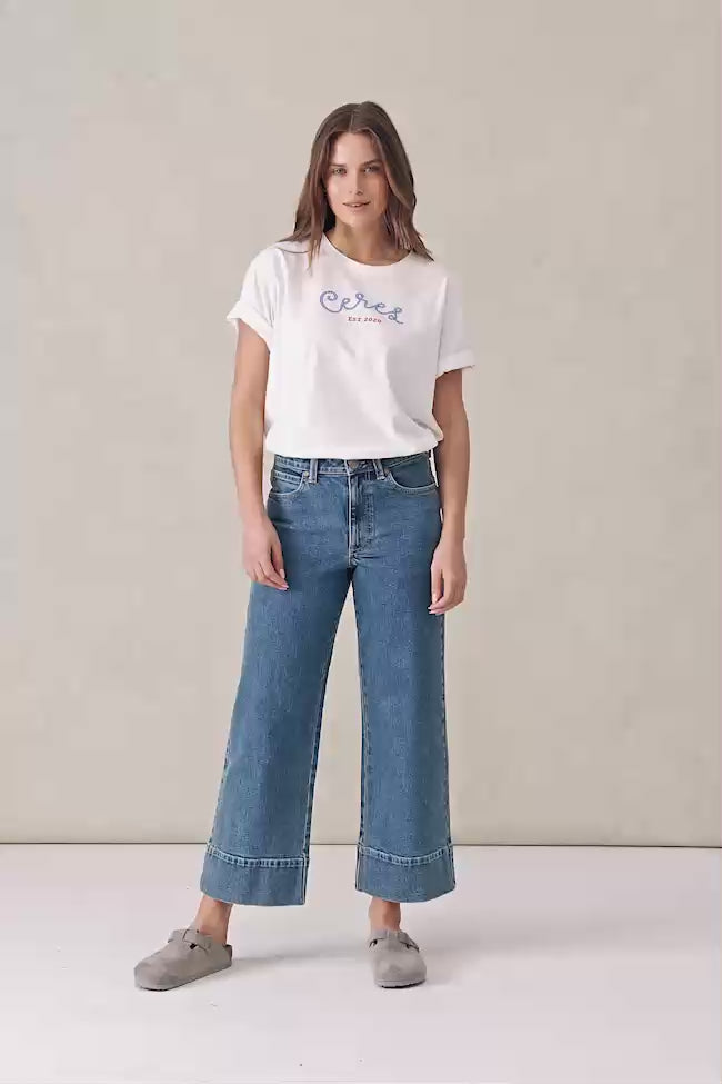 Wide Leg Crop Jean