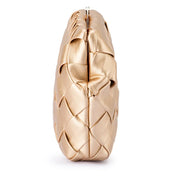 QUINN Woven Clutch - Gold - Presence Hamilton