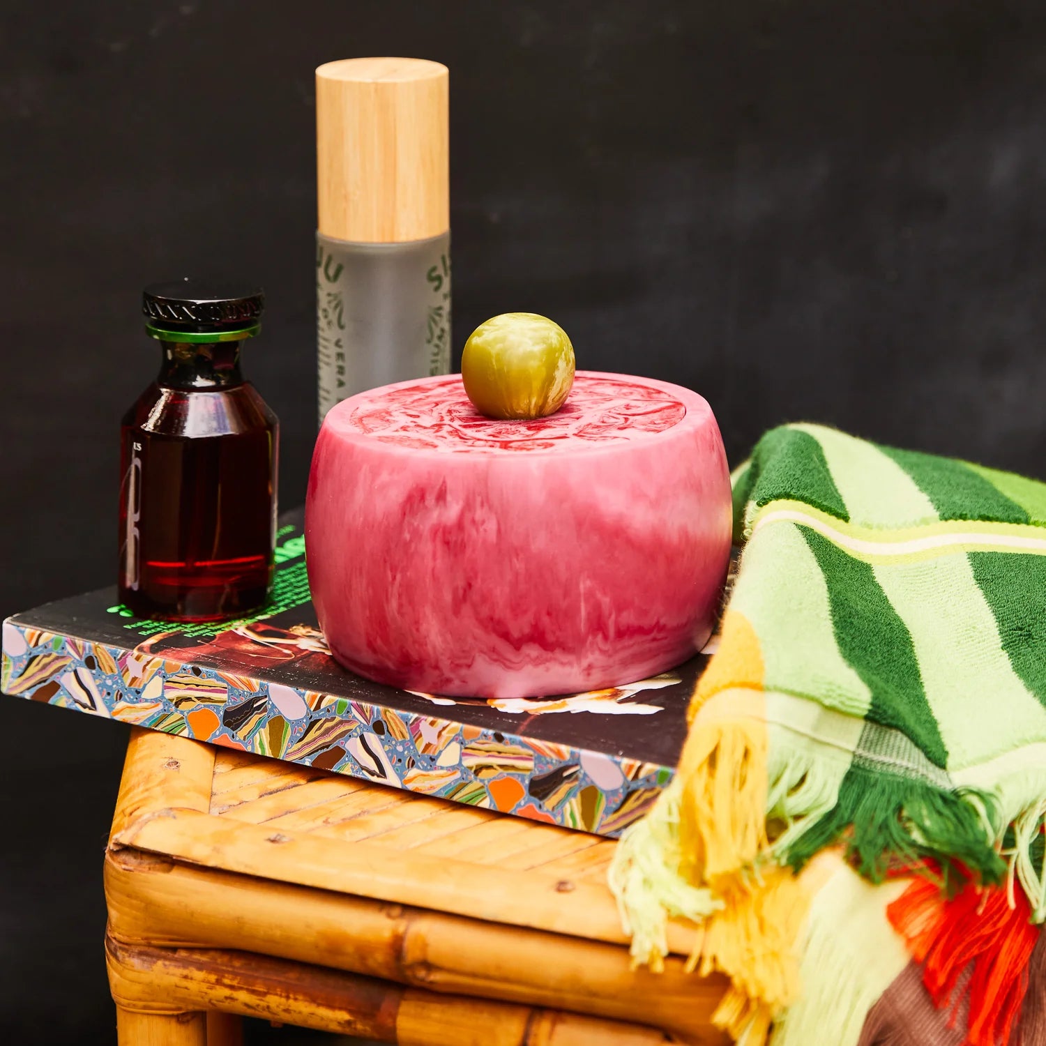 Hazel Canister - Crimson La Palma - Presence Hamilton