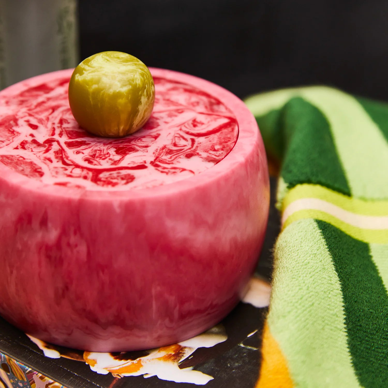 Hazel Canister - Crimson La Palma - Presence Hamilton