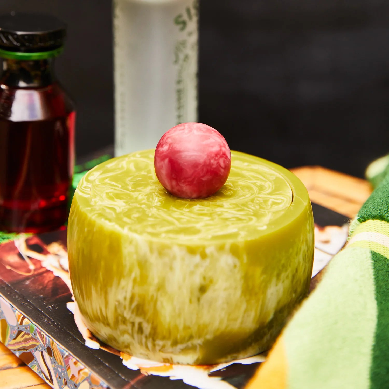 Karine Mini Canister - Crimson La Palma - Presence Hamilton