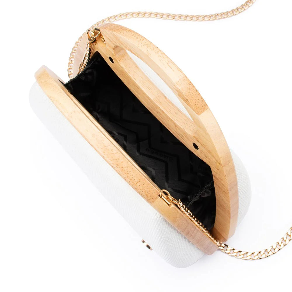Sarah Wooden Frame Bag
