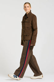 The Hemming Velvet Twill Jacket- Chocolate