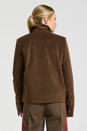 The Hemming Velvet Twill Jacket- Chocolate