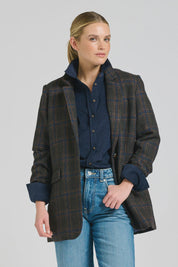 The Iris Blazer- Perfect Plaid - Presence Hamilton