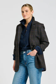The Iris Blazer- Perfect Plaid - Presence Hamilton
