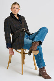 The Iris Blazer- Perfect Plaid - Presence Hamilton
