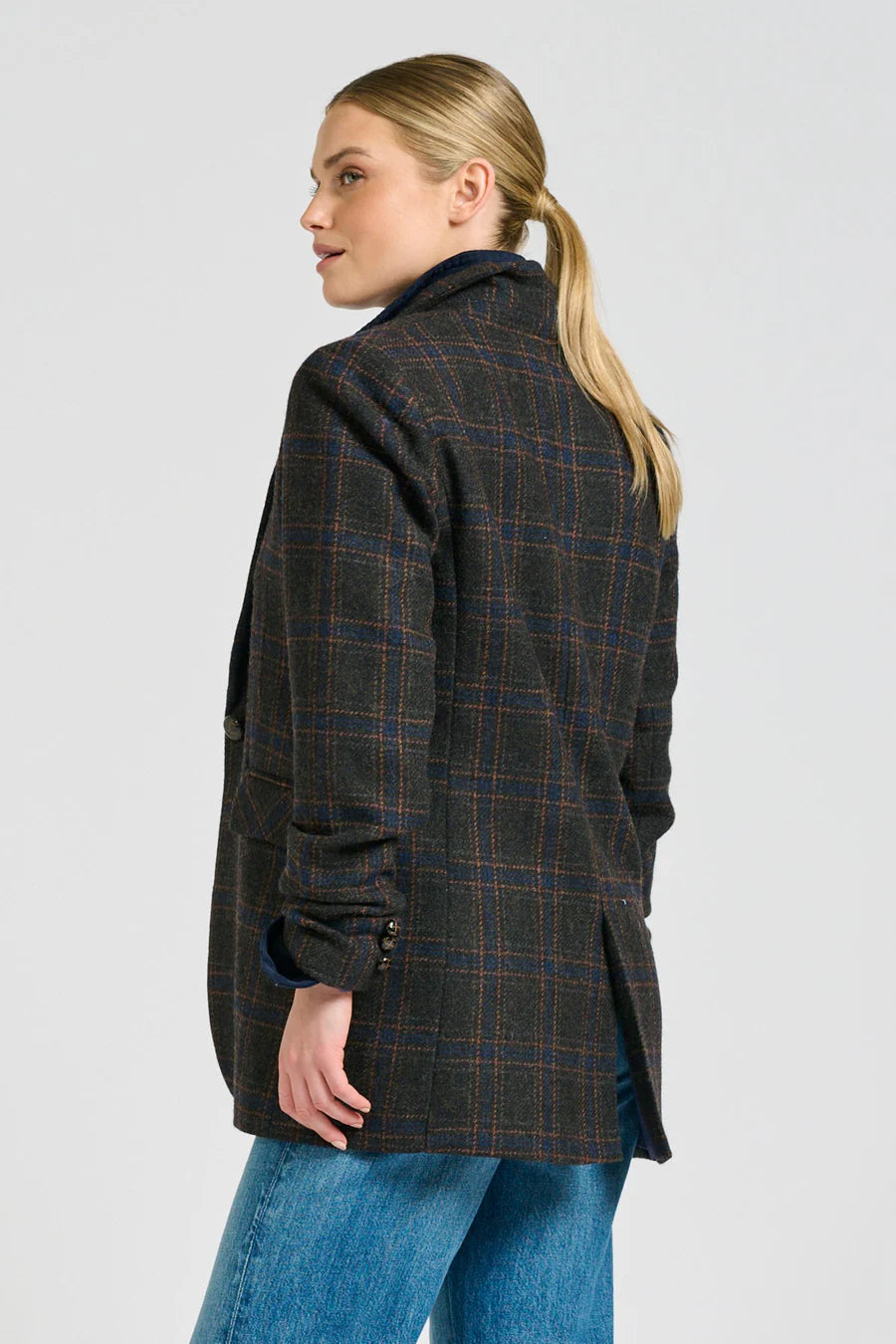 The Iris Blazer- Perfect Plaid - Presence Hamilton