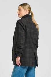 The Iris Blazer- Perfect Plaid - Presence Hamilton