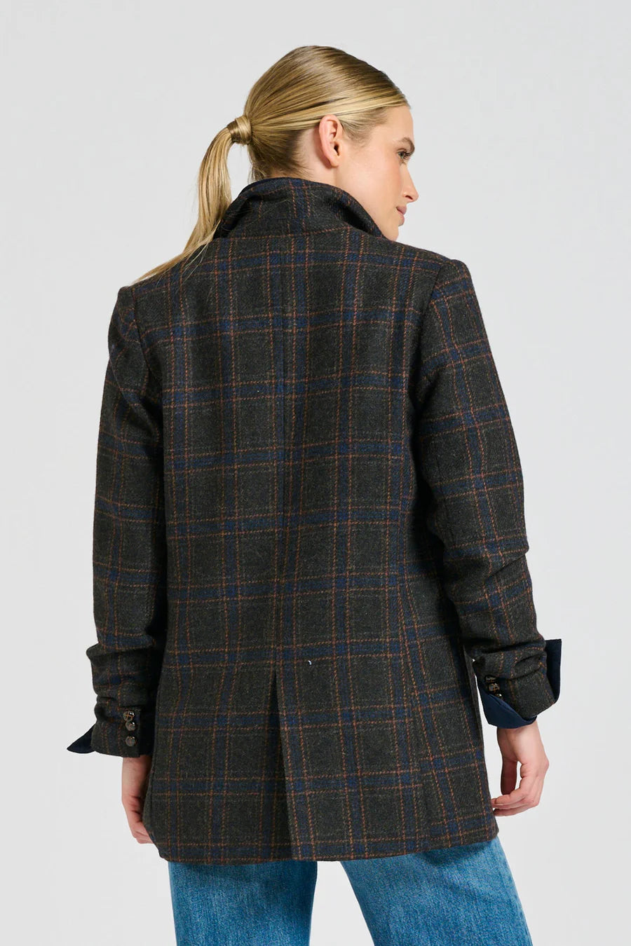 The Iris Blazer- Perfect Plaid - Presence Hamilton