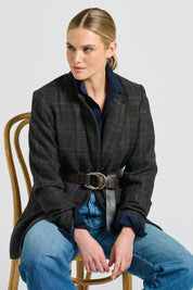 The Iris Blazer- Perfect Plaid - Presence Hamilton