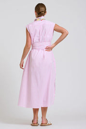 The Sloane Oversized Sleeveless Shirtdress