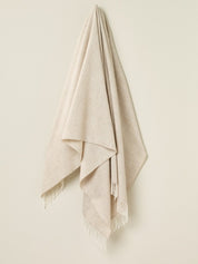 Bronte Herringbone Throw-Beige