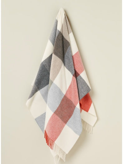 Bronte Block Islay Throw- Orange