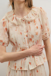 Apricity Shirt- Peaches & Cream - Presence Hamilton