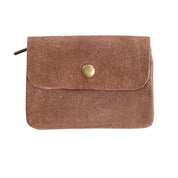 MAISON FANLI - Coin Purse - Suede Taupe - Presence Hamilton
