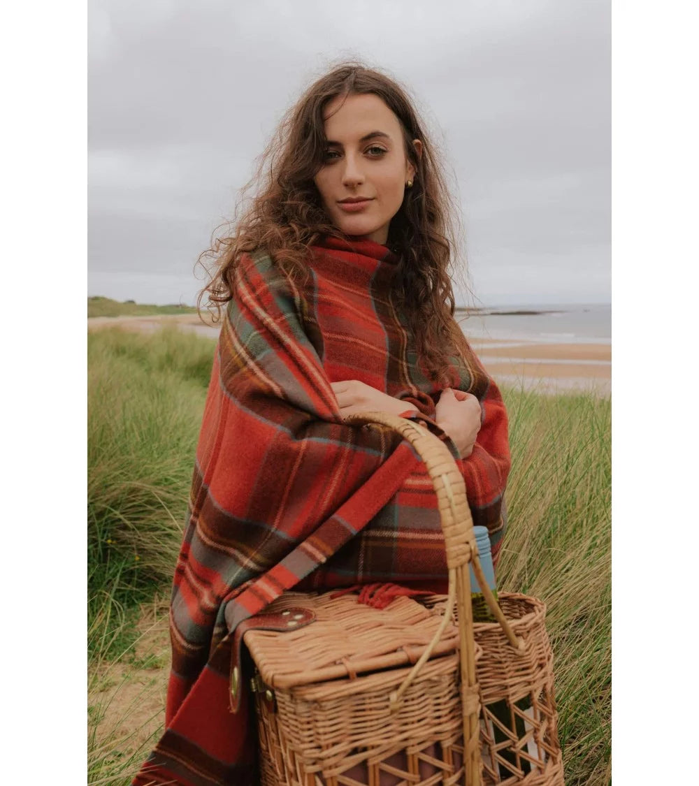 Bronte Tartan Throw- Antique Royal Stewart - Presence Hamilton