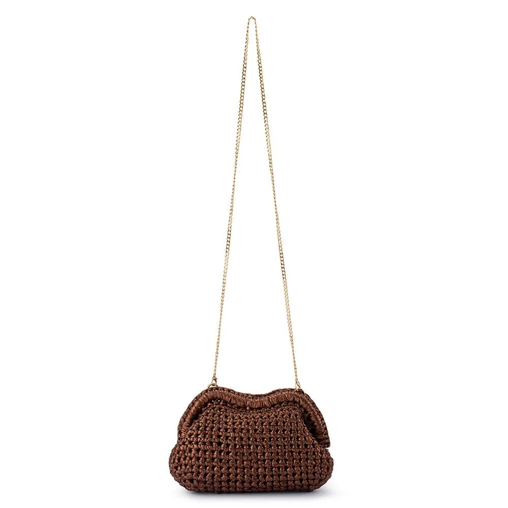 Taylor Crochet Clutch -Bronze