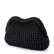 Taylor Crochet Clutch - Black