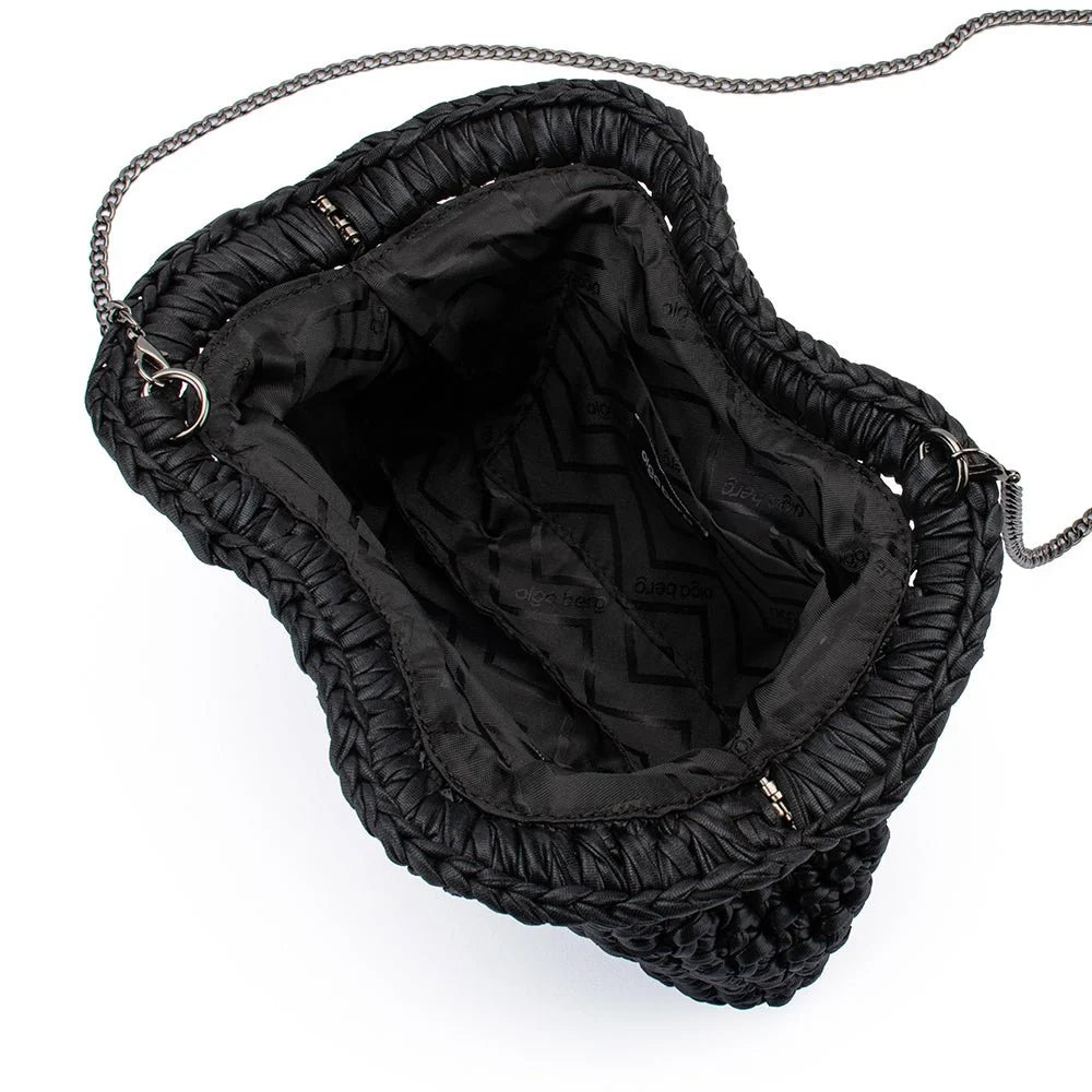 Taylor Crochet Clutch - Black
