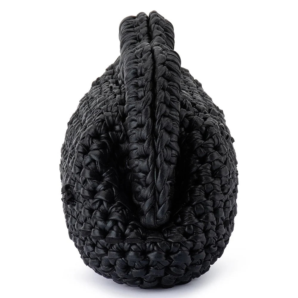 Taylor Crochet Clutch - Black
