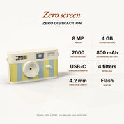 Timelens Digital Camera- Cream Sorbet
