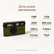 Timelens Digital Camera- Khaki