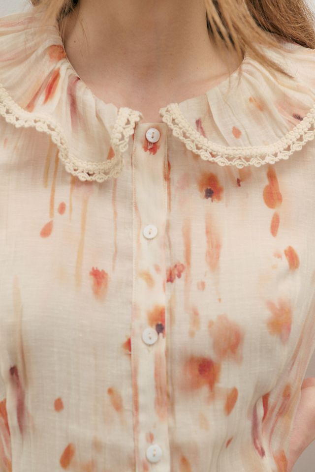 Apricity Shirt- Peaches & Cream - Presence Hamilton