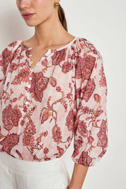 Vow Top - Rose Paisley