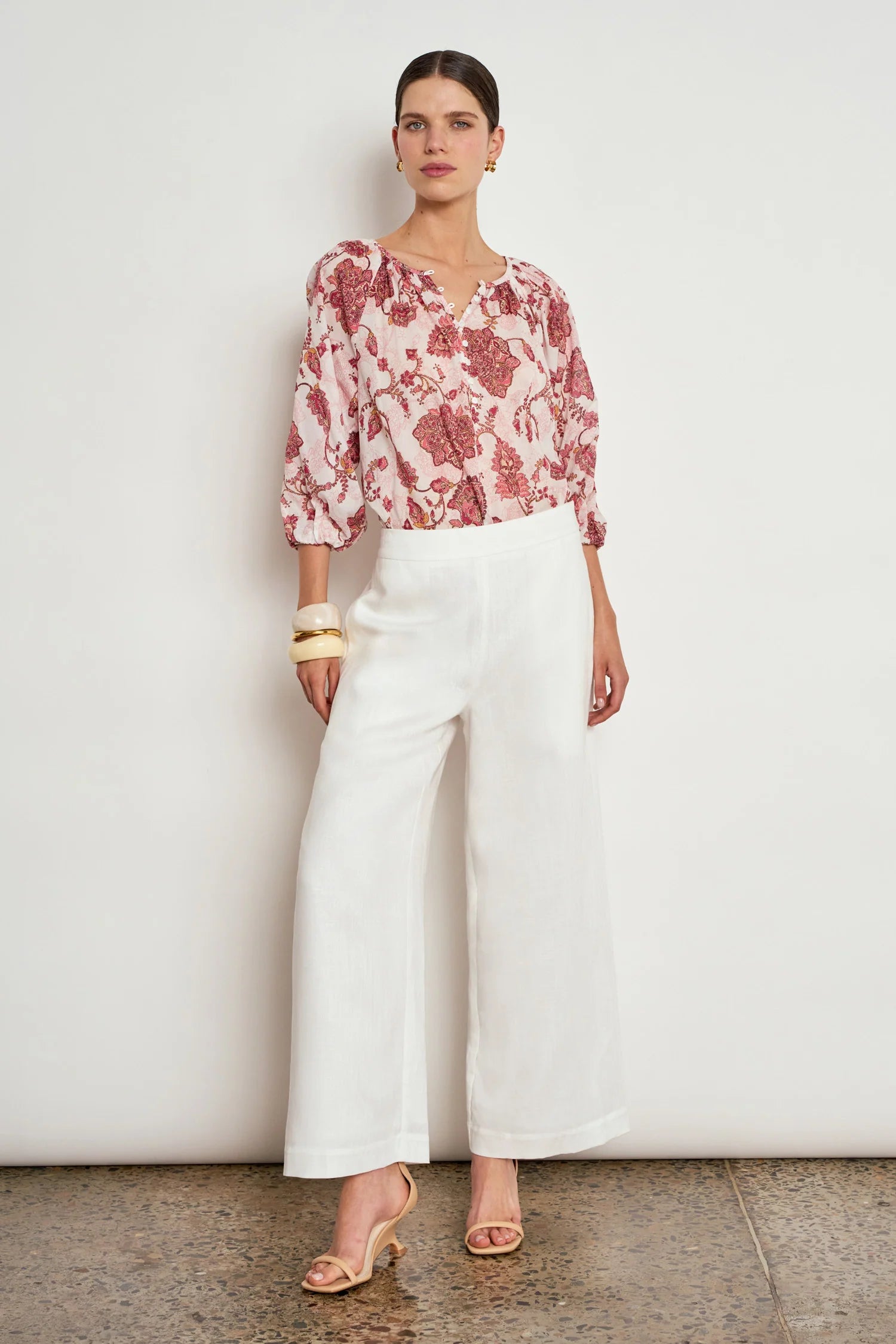 Vow Top - Rose Paisley