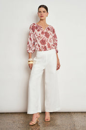 Vow Top - Rose Paisley