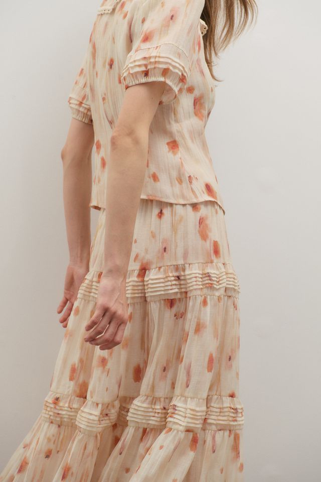 Apricity Shirt- Peaches & Cream - Presence Hamilton