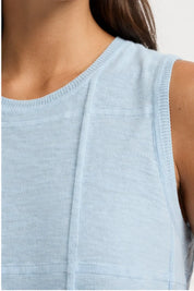 Obscurity Knit Tank- Mist