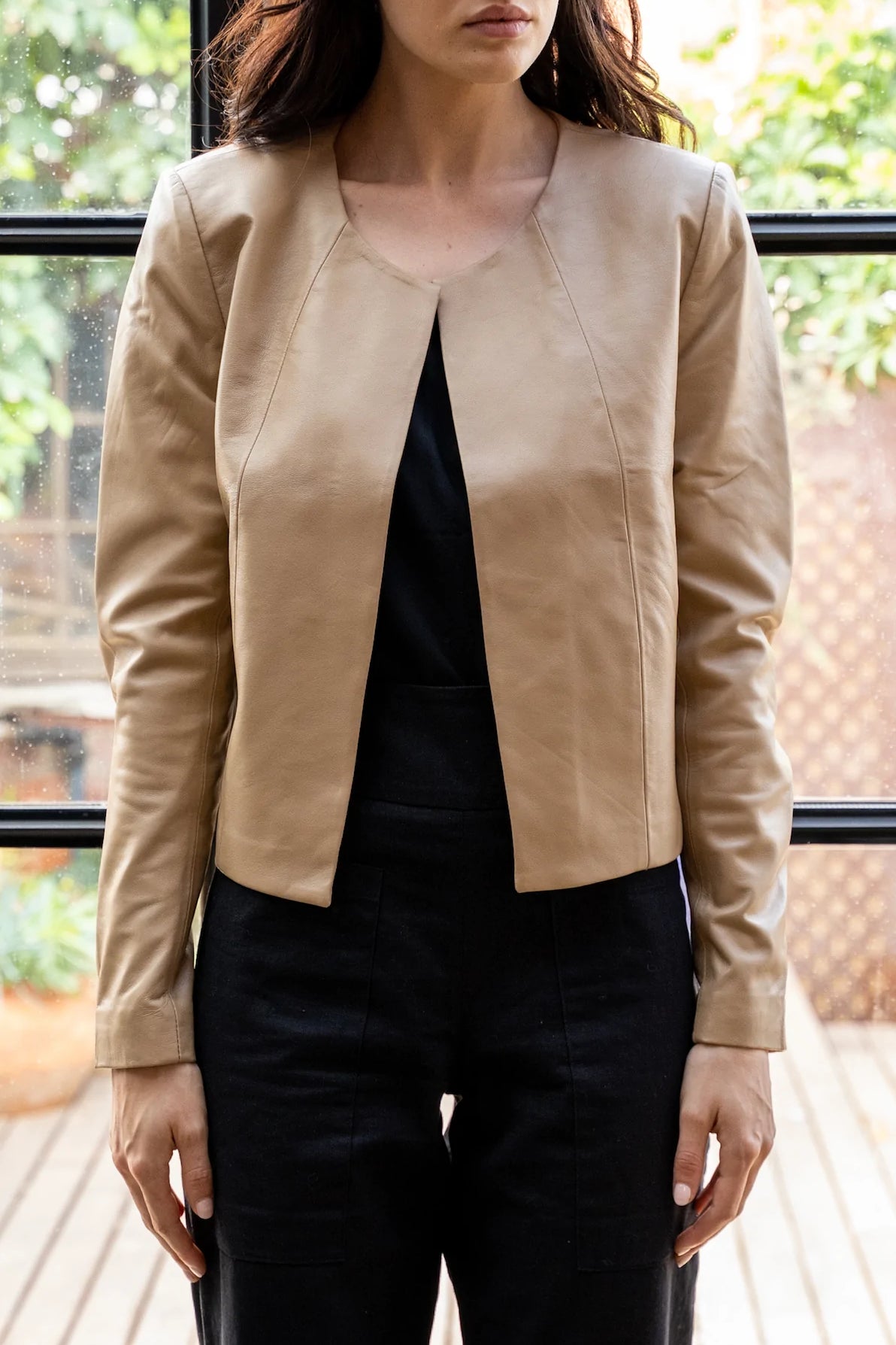 Milla Leather Jacket - Presence Hamilton
